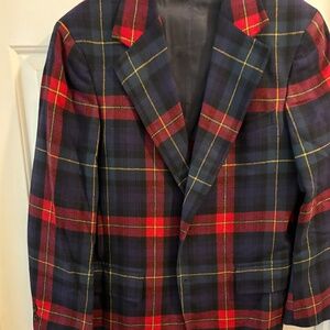 Vintage Corbin Women's Heavy Plaid Coat Size Med